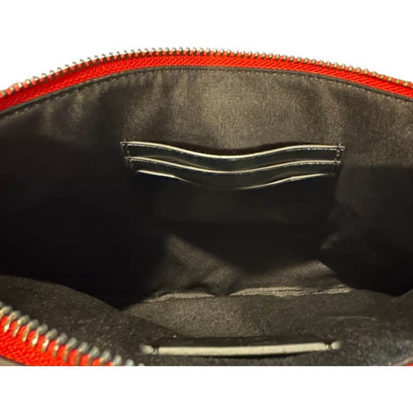 Coach Beckett Slim Pouch Clutch Purse Handbag Red Wristlet - Picture 5 of 7